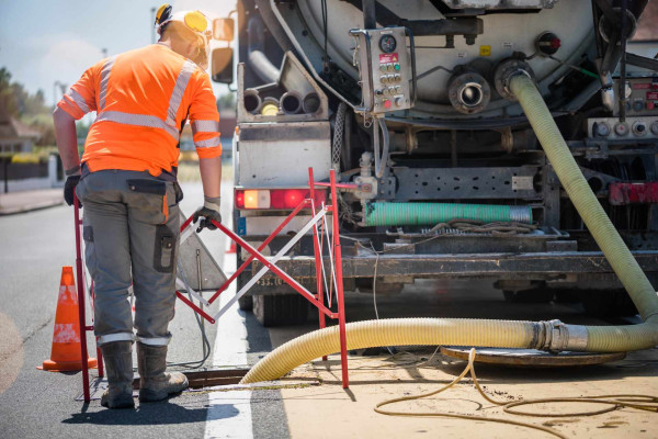 Nettoyage de canalisations par haute pression
